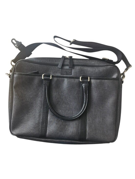 Coach Other - COACH Heritage Check 2-Way Slim Briefcase / Laptop Bag Style F71389